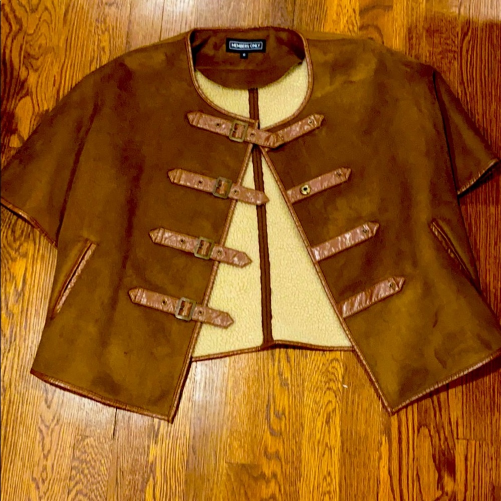 Faux fur overcoat